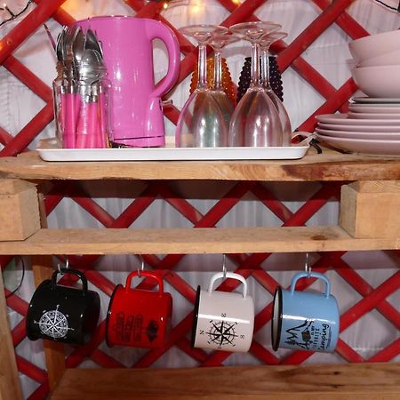 Alder Yurt Wych Elm Glamping Hotel Helston Eksteriør billede